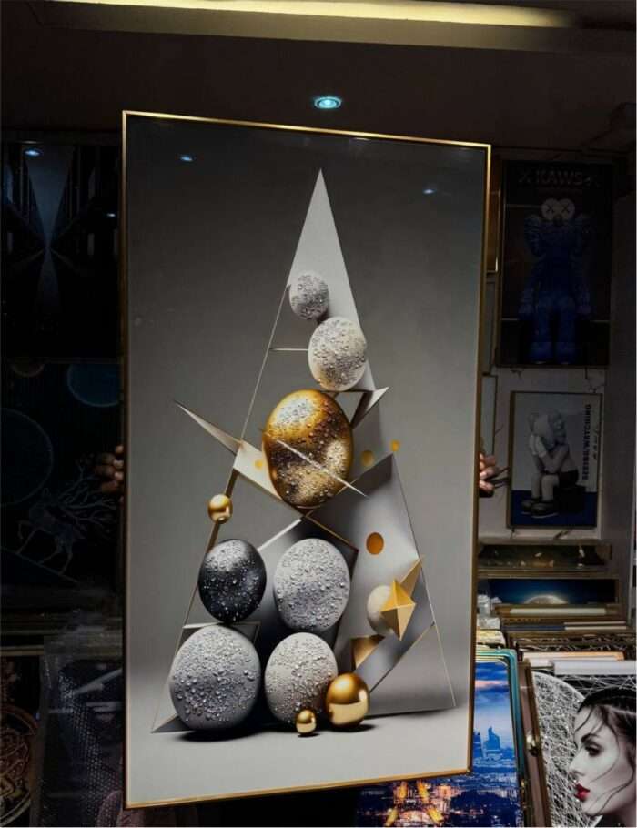 Luxury Crystal Wall Acrylic Painting/stoned Art Frame - Image 4