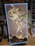 Giant size Crystal Wall Acrylic stoned Art Frame with led light - Image 4