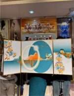 3 in 1 LUXURY Crystal Wall Acrylic Painting/stoned frame - Image 8