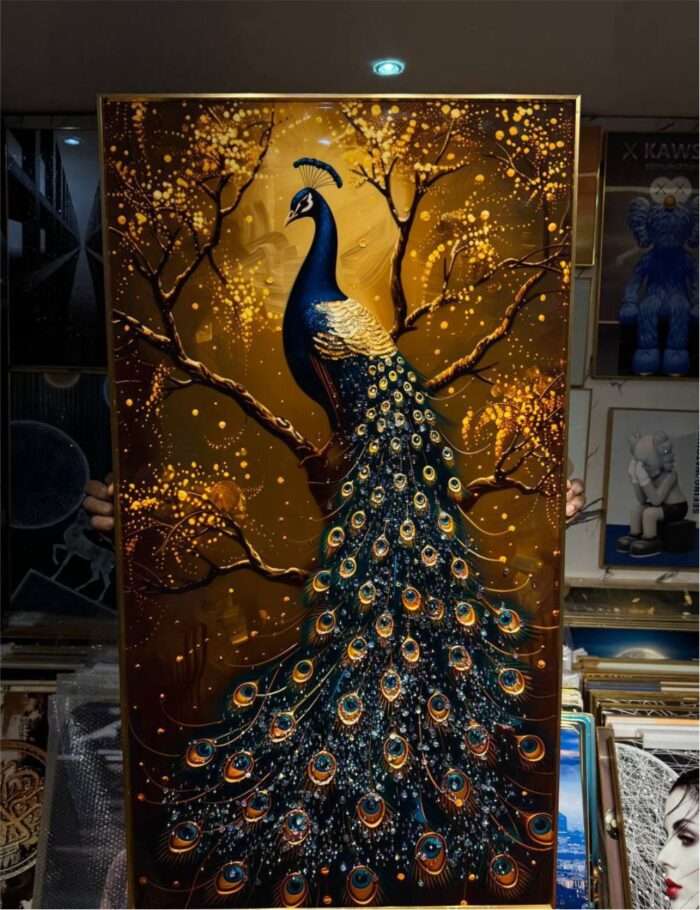 Luxury Crystal Wall Acrylic Painting/stoned Art Frame - Image 1