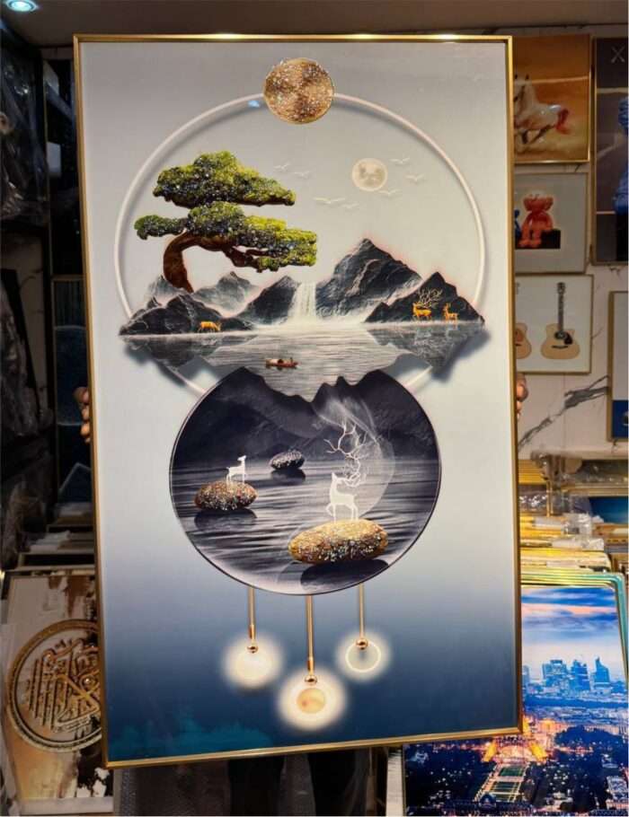 LUXURY STONED WALL ART /ACRYLIC FRAME - Image 6