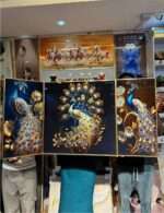 3 in 1 LUXURY Crystal Wall Acrylic Painting/stoned frame - Image 9