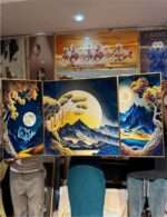 3 in 1 LUXURY Crystal Wall Acrylic Painting/stoned frame - Image 2