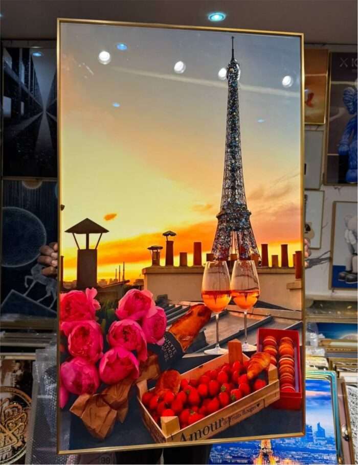 LUXURY STONED WALL ART /ACRYLIC FRAME - Image 2
