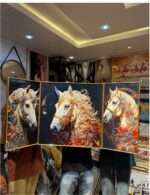 3 in 1 LUXURY Crystal Wall Acrylic Painting/stoned frame - Image 4